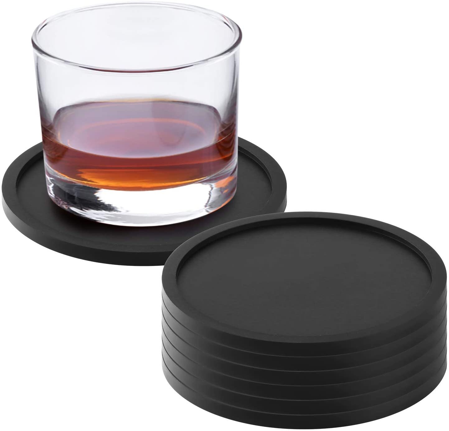 Silicone Drink Coasters x8