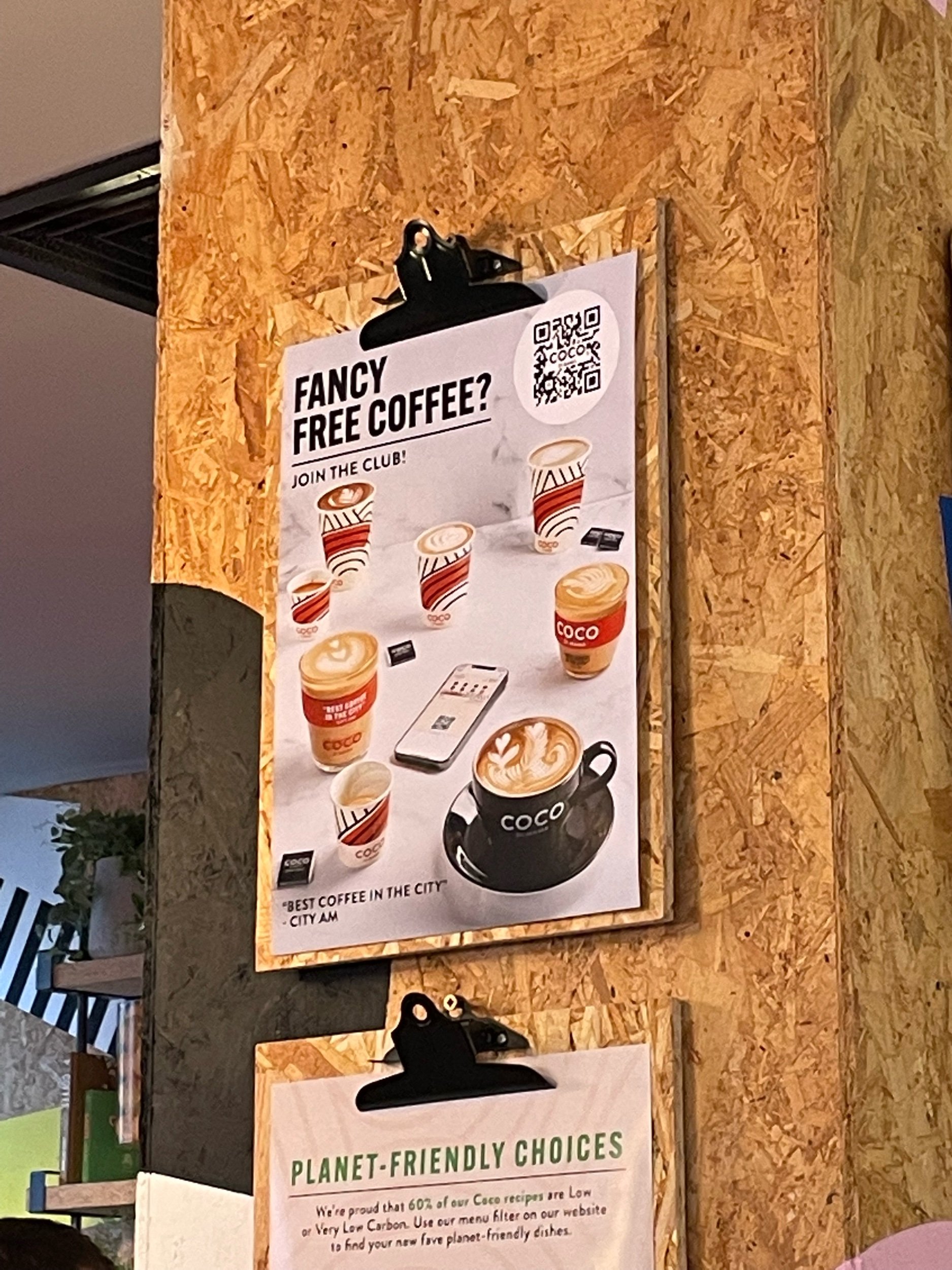  Free coffee at Coco do Mama 
