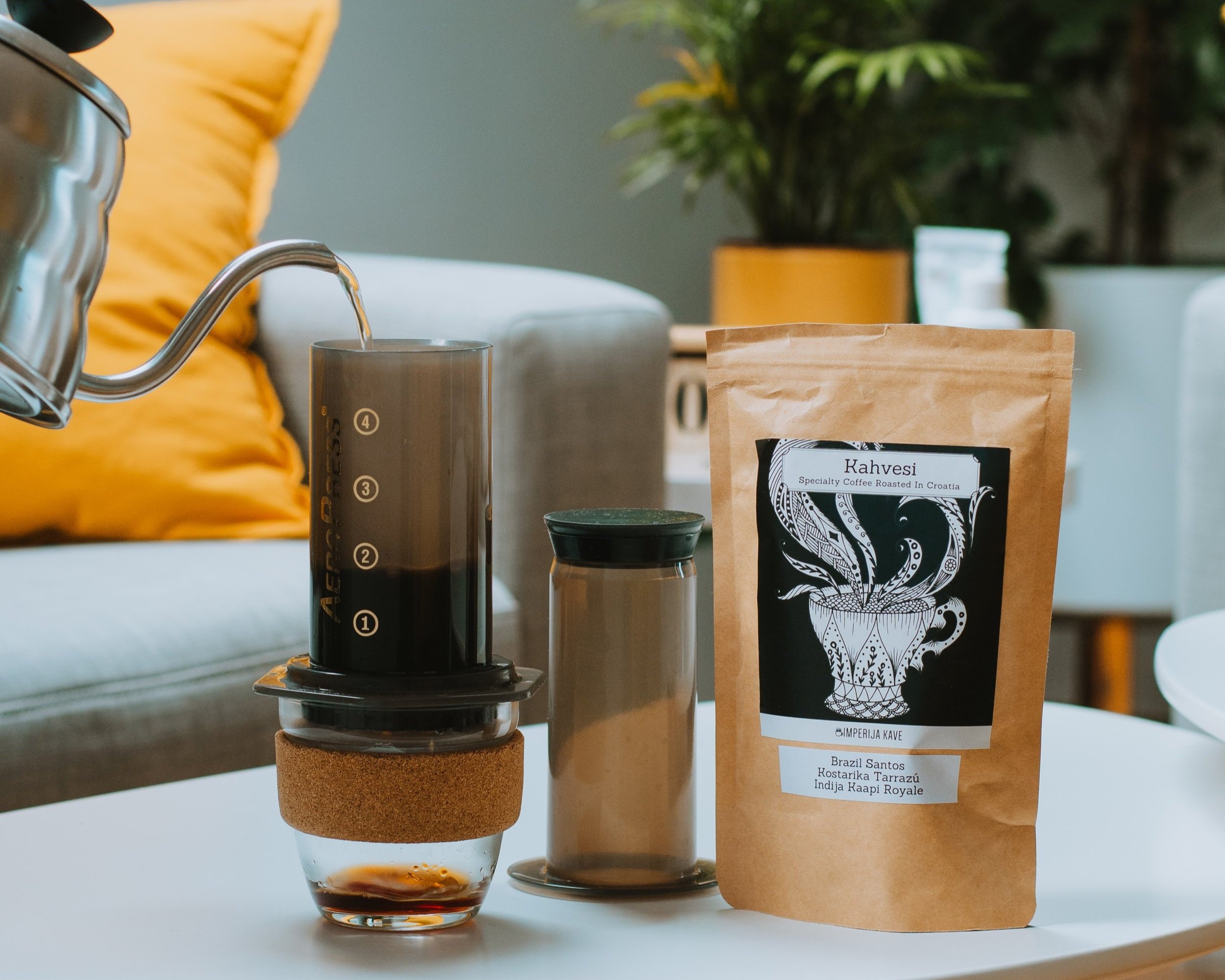 Aeropress brewing method
