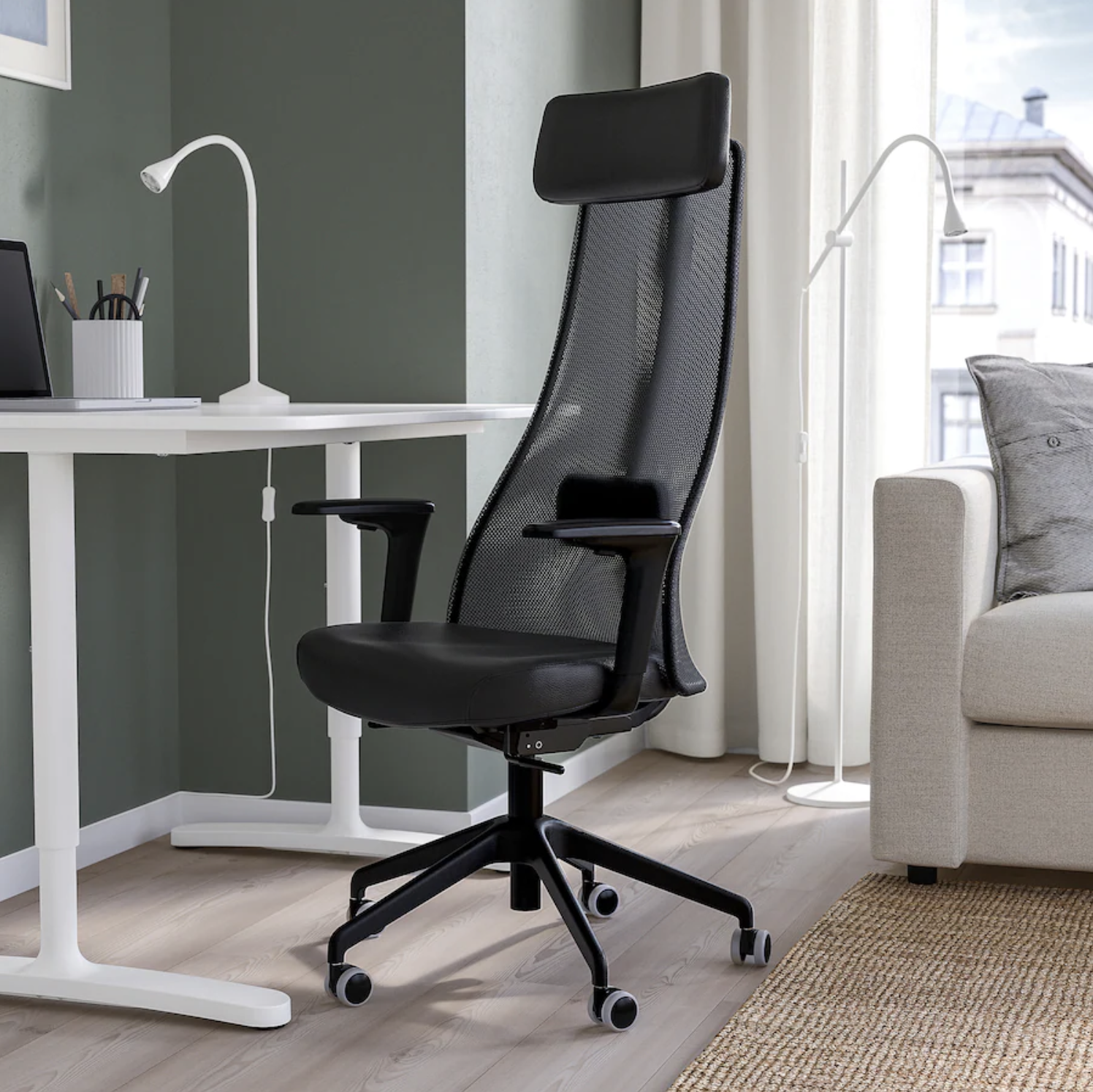 JÄRVFJÄLLET Office chair with armrests