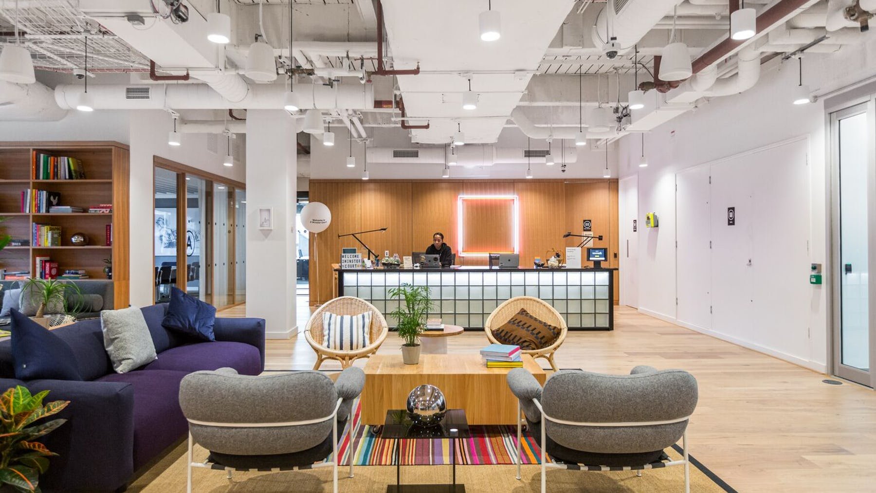 WeWork co-working space, City of London